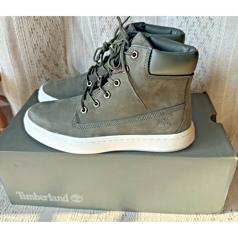 Timberland Londyn Ankle Boot Women's 6 DR Green Leather A2046 NIB